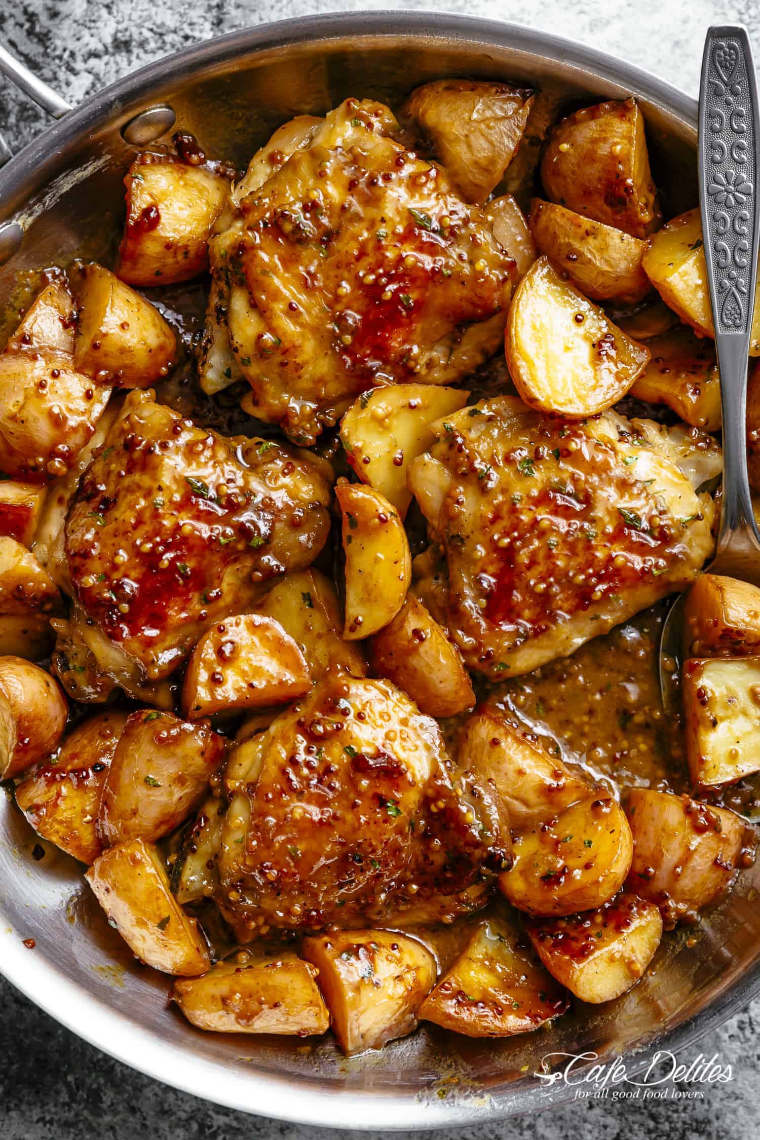 Mustard Chicken and Potatoes · African Food Network