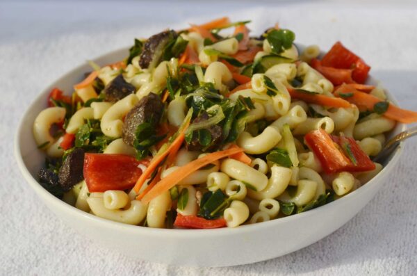 Zogale (Moringa Salad) And Macaroni · African Food Network