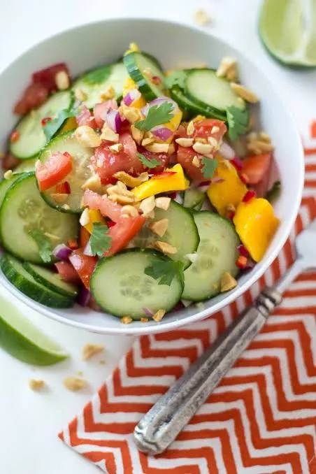 African Mango and Cucumber Salad · African Food Network