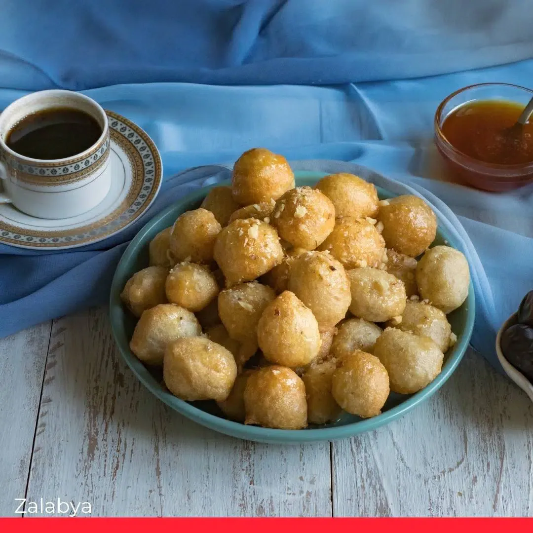 Zalabya (Egyptian Syrup Doughnuts) · African Food Network