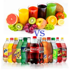 fruit drink vs soft drink