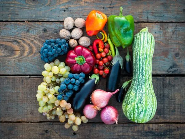 cellular components of fruits and vegetables