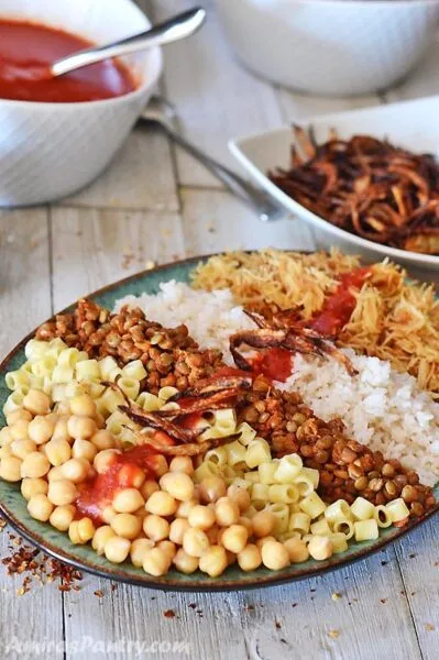 Koshari (Egypt) an African food that helps boost mood
