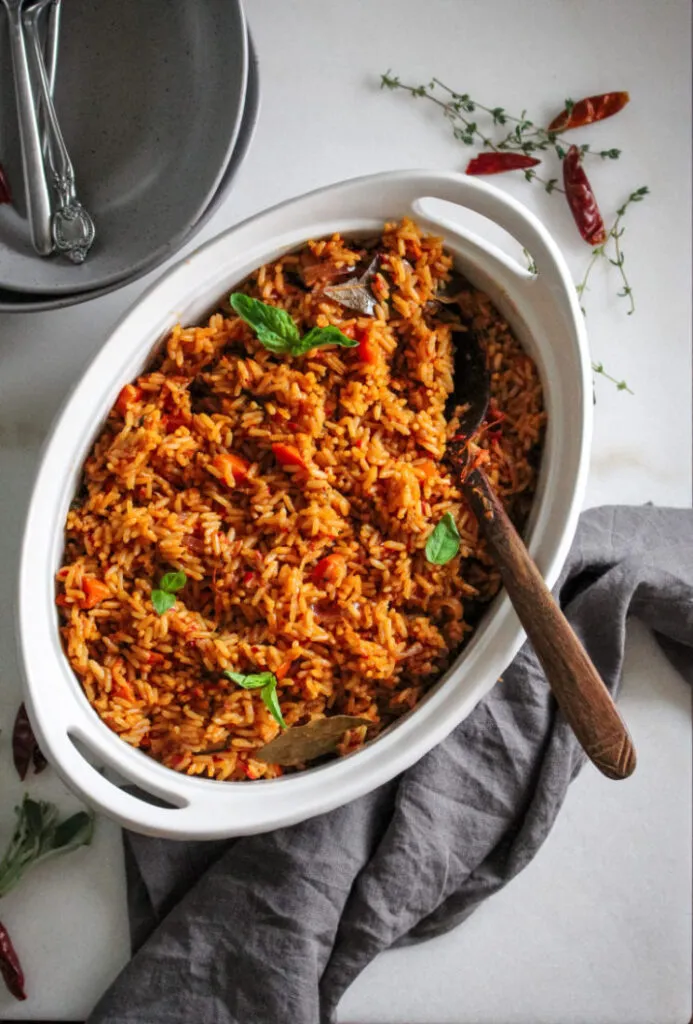 nigerian jollof an african food known to boost mood