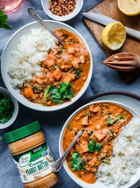 Vegan African Peanut Stew - African vegetarian meal