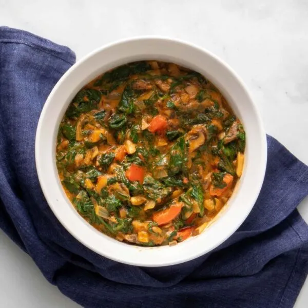 Vegan Efo Riro - African vegetarian meal