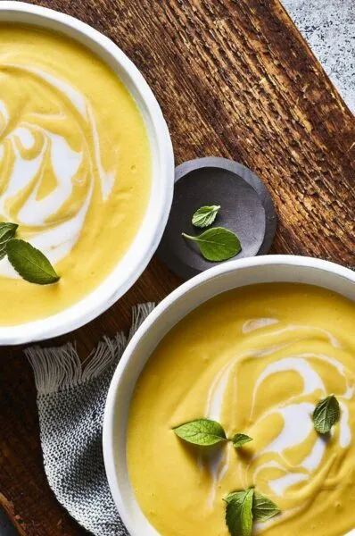 Spicy Mango Bisque with Scent Leaf Recipe
