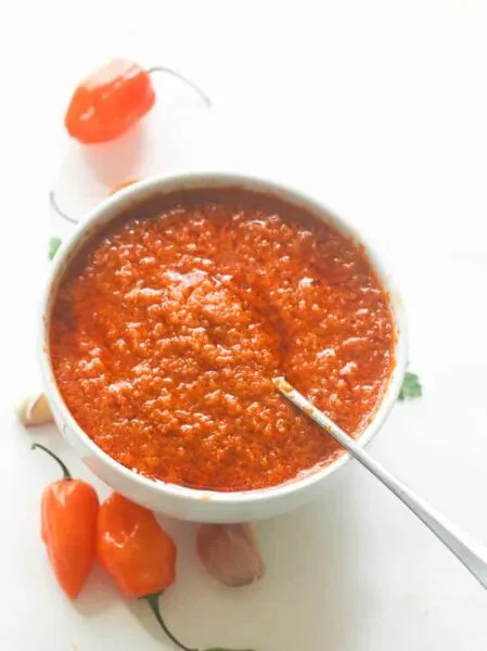 African pepper sauce African sauce