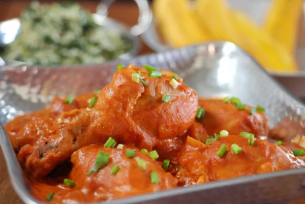 Moambe chicken African sauce