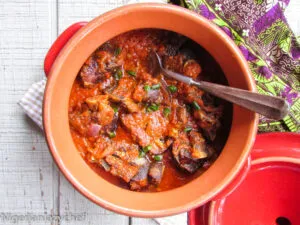 delicious African cuisnes -stew