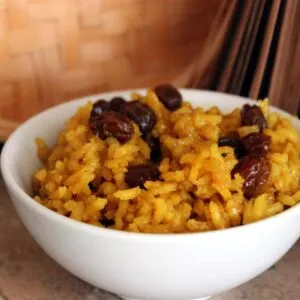 south African yellow rice-African cuisine