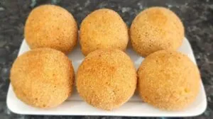 Yam balls Ghanaian party dish
