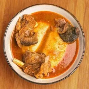 Fufu and light soup
