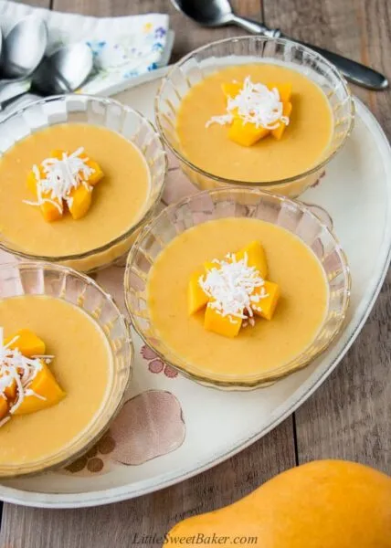 Mango pudding