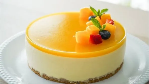 Mango cheesecake
