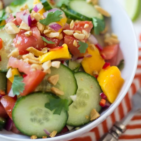 Vitamin A African Mango ad cucumber Salad