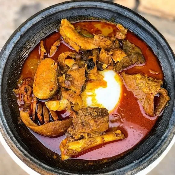 Ghana Food Fufu and soup
