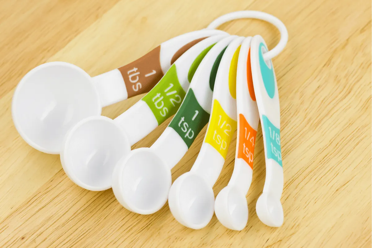 teaspoons in 1/2 a cup